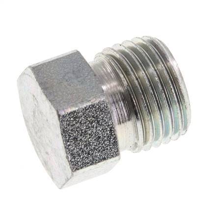 8S Zinc plated Steel Closing Plug for Tubes 630 Bar DIN 2353 [2 Pieces]