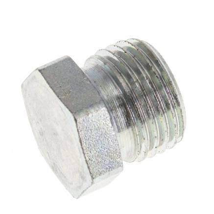10L Zinc plated Steel Closing Plug for Tubes 315 Bar DIN 2353 [2 Pieces]