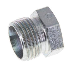 12L Zinc plated Steel Closing Plug for Tubes 315 Bar DIN 2353 [2 Pieces]