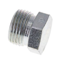 12L Zinc plated Steel Closing Plug for Tubes 315 Bar DIN 2353 [2 Pieces]