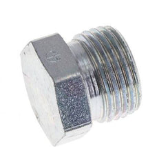 12L Zinc plated Steel Closing Plug for Tubes 315 Bar DIN 2353 [2 Pieces]