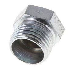 12L Zinc plated Steel Closing Plug for Tubes 315 Bar DIN 2353 [2 Pieces]