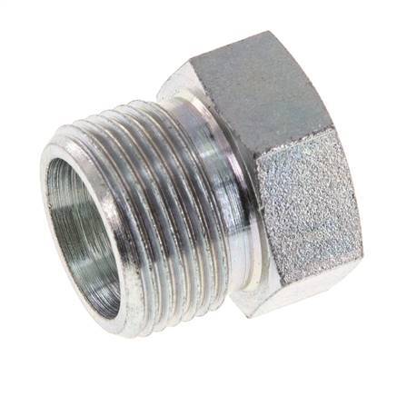 14S Verschlußstopfen aus verzinktem Stahl für Rohre 630 bar DIN 2353