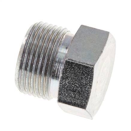 14S Verschlußstopfen aus verzinktem Stahl für Rohre 630 bar DIN 2353