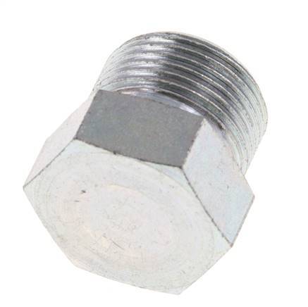 14S Zinc plated Steel Closing Plug for Tubes 630 Bar DIN 2353