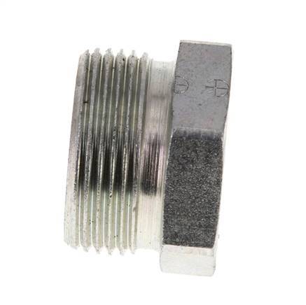 18L Verschlußstopfen aus verzinktem Stahl für Rohre 315 bar DIN 2353