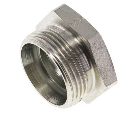 28L Verschlußstopfen aus verzinktem Stahl für Rohre 160 Bar DIN 2353