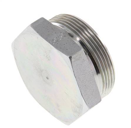 42L Verschlußstopfen aus verzinktem Stahl für Rohre 160 bar DIN 2353