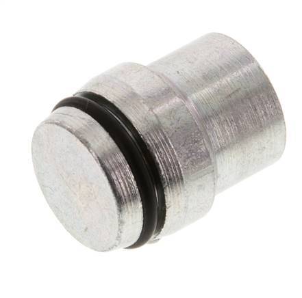 16S Zinc plated Steel Closing Plug for Cutting Ring Fittings 400 Bar DIN 2353 [5 Pieces]