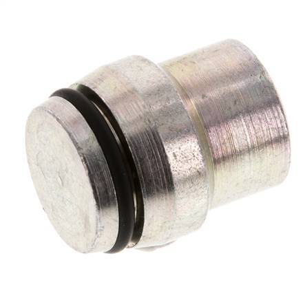 20S Verschlußstopfen aus verzinktem Stahl für Schneidringverschraubungen 400 bar DIN 2353 [2 Stück]