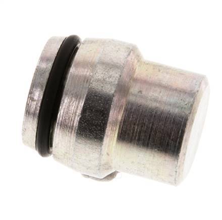 20S Verschlußstopfen aus verzinktem Stahl für Schneidringverschraubungen 400 bar DIN 2353 [2 Stück]