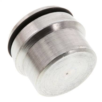 28L Zinc plated Steel Closing Plug for Cutting Ring Fittings 160 Bar DIN 2353 [2 Pieces]