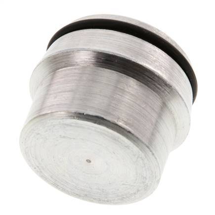 28L Zinc plated Steel Closing Plug for Cutting Ring Fittings 160 Bar DIN 2353 [2 Pieces]