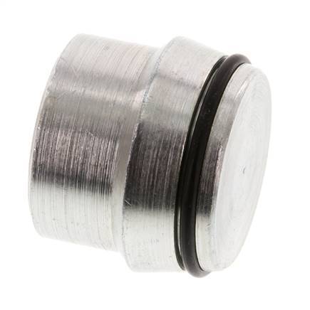 28L Zinc plated Steel Closing Plug for Cutting Ring Fittings 160 Bar DIN 2353 [2 Pieces]