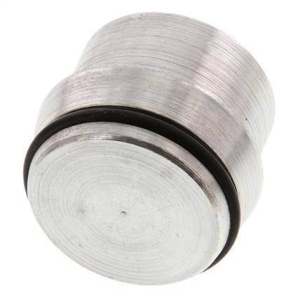 28L Zinc plated Steel Closing Plug for Cutting Ring Fittings 160 Bar DIN 2353 [2 Pieces]
