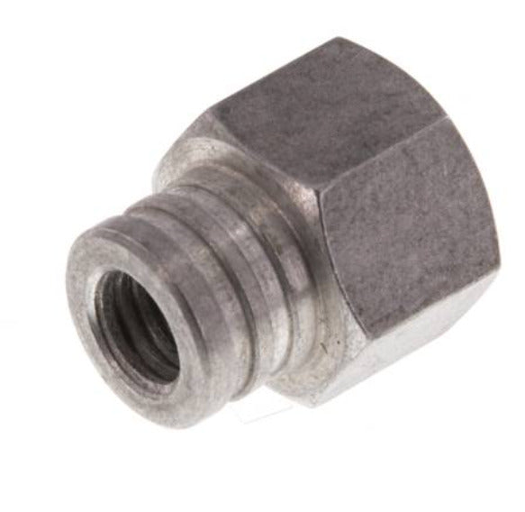 G 1/4'' Female Aluminum Suction Cup Nozzle DN 6.5 SW 17 [2 Pieces]