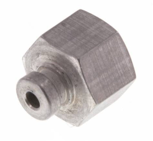 G 1/8'' Weibliche Aluminium-Saugnapfdüse DN 3 SW 14 [2 Stück]