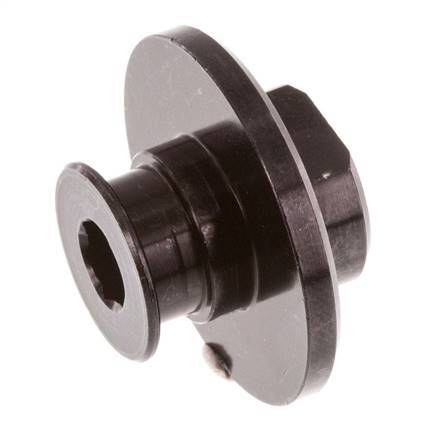 G 1/8'' Weibliche Aluminium-Saugnapfdüse DN 6.3 SW 6