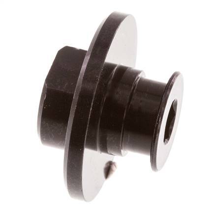 G 1/8'' Weibliche Aluminium-Saugnapfdüse DN 6.3 SW 6