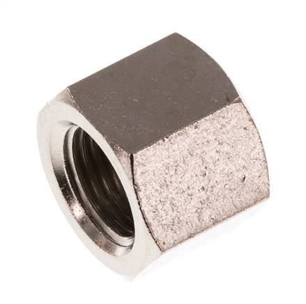 G 1/8'' Nickel plated Brass End cap 16 Bar [5 Pieces]