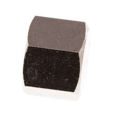 G 1/8'' Nickel plated Brass End cap 16 Bar [5 Pieces]