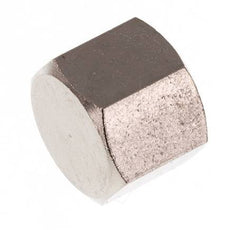 G 1/8'' Nickel plated Brass End cap 16 Bar [5 Pieces]