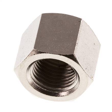 G 1/8'' Nickel plated Brass End cap 16 Bar [5 Pieces]