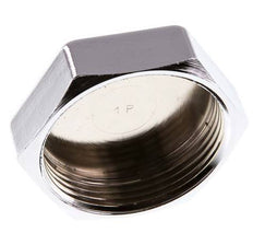 G 1 1/2'' Nickel plated Brass End cap 16 Bar