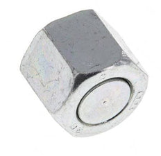 UNF 9/16''-18 Zinc plated Steel End cap ORFS 630 Bar