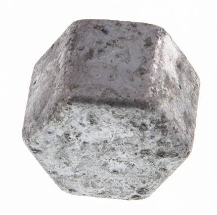 Rp 1/2'' Zinc plated Cast iron End cap 25 Bar [5 Pieces]