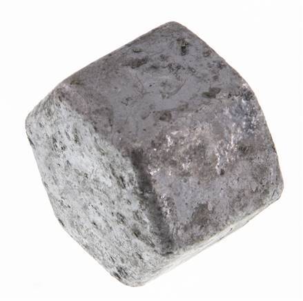 Rp 1/2'' Zinc plated Cast iron End cap 25 Bar [5 Pieces]