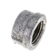 Rp 1/2'' Zinc plated Cast iron End cap Round 25 Bar [5 Pieces]