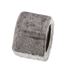 Rp 1/4'' Zinc plated Cast iron End cap 25 Bar [5 Pieces]