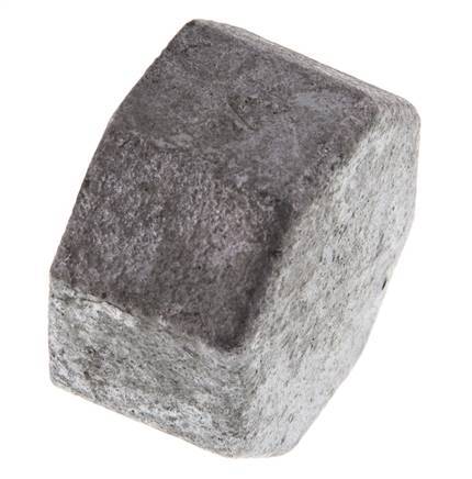 Rp 1 1/4'' Zinc plated Cast iron End cap 25 Bar [2 Pieces]