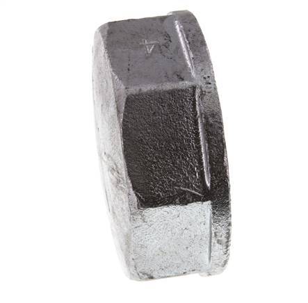Rp 4'' Zinc plated Cast iron End cap 25 Bar