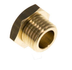 G 1/4'' Brass Closing plug with Outer Hex 16 Bar [5 Pieces]
