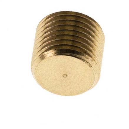 G 1/8'' Brass Closing plug with Inner Hex without collar 16 Bar [10 Pieces]