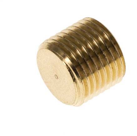 G 1/8'' Brass Closing plug with Inner Hex without collar 16 Bar [10 Pieces]