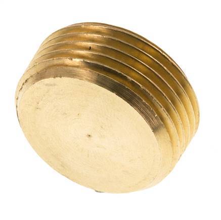3/4'' Brass Closing plug with Inner Hex without collar 16 Bar [2 Pieces]