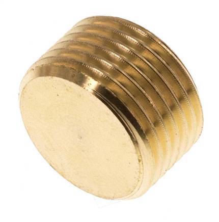 G 3/8'' Brass Closing plug with Inner Hex without collar 16 Bar [5 Pieces]