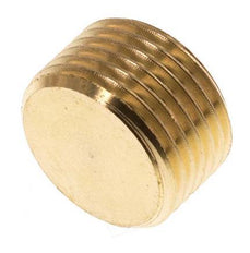 G 3/8'' Brass Closing plug with Inner Hex without collar 16 Bar [5 Pieces]