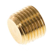 M10x1 Brass Closing plug with Inner Hex without collar (conical) 16 Bar [10 Pieces]