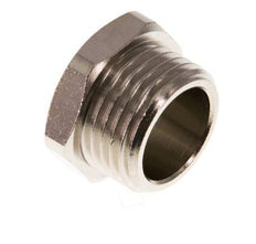 G 1/2'' Nickel plated Brass Closing plug with Outer Hex 16 Bar [2 Pieces]