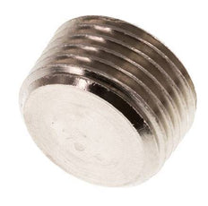 1/2'' Nickel plated Brass Closing plug with Inner Hex without collar 16 Bar [5 Pieces]