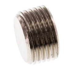 1/2'' Nickel plated Brass Closing plug with Inner Hex without collar 16 Bar [5 Pieces]