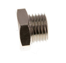 G 1/4'' Nickel plated Brass Closing plug with Outer Hex 16 Bar [10 Pieces]