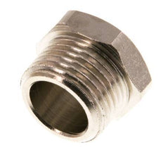 G 3/8'' Nickel plated Brass Closing plug with Outer Hex 16 Bar [5 Pieces]