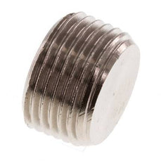3/8'' Nickel plated Brass Closing plug with Inner Hex without collar 16 Bar [10 Pieces]
