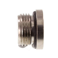 G 3/8'' Nickel plated Brass Closing plug with Inner Hex and NBR Seal 16 Bar [5 Pieces]