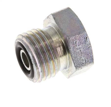 UNF 9/16''-18 Zinc plated Steel Closing Plug ORFS 630 Bar [2 Pieces]